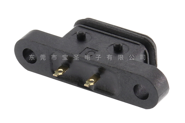 四周防水TYPE C 板上 2PIN 焊线式BS-USBC-1205